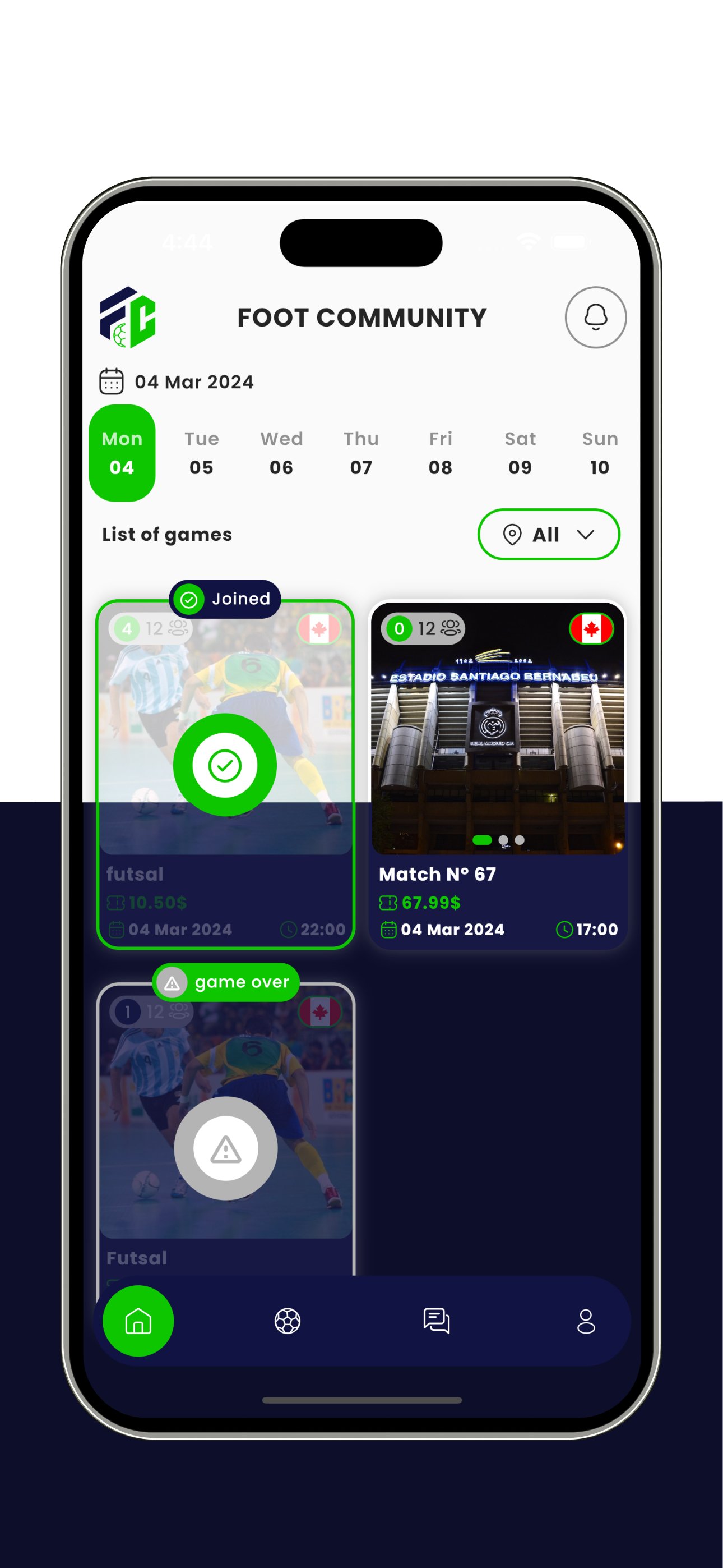 Wallet Screen